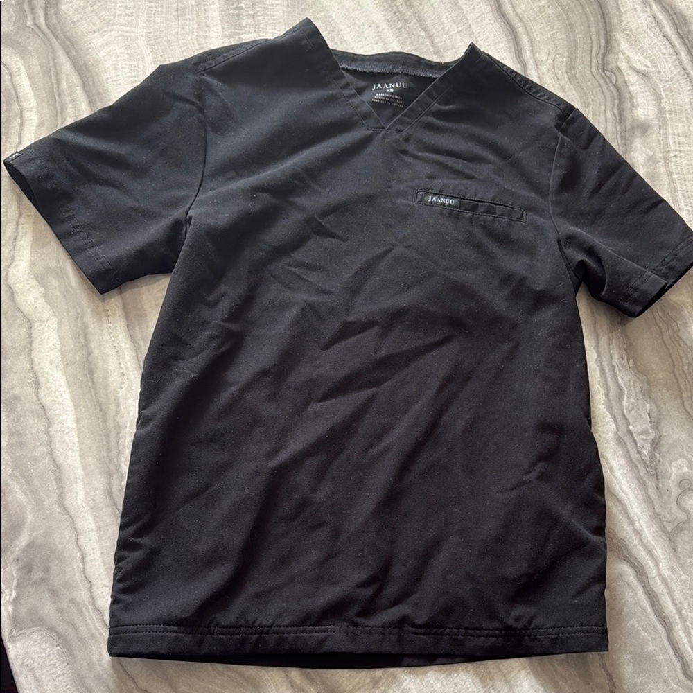 Jaanuu Black Short Sleeve Tee 3-pocket